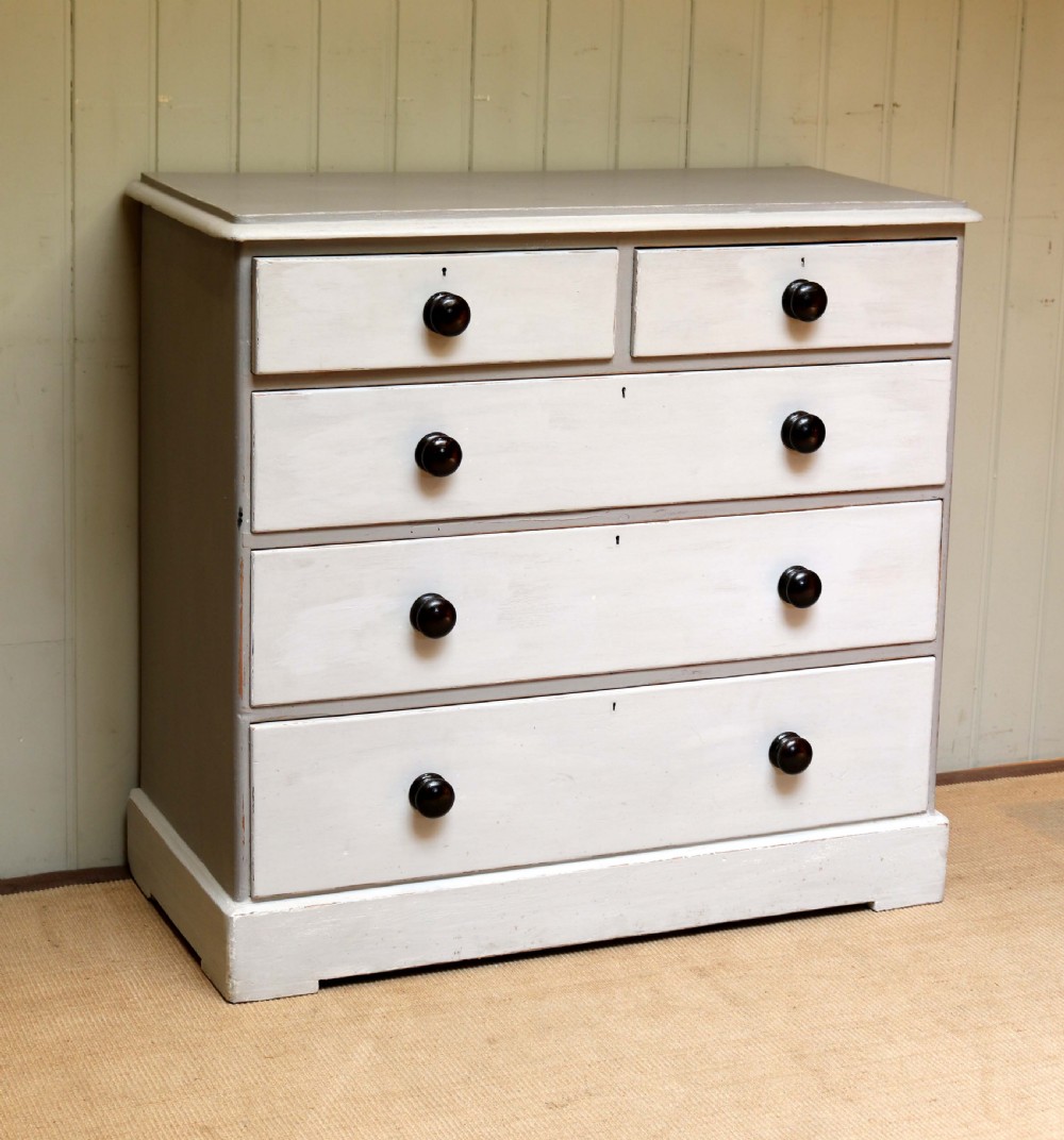 Victorian Painted Chest Of Drawers  View VI