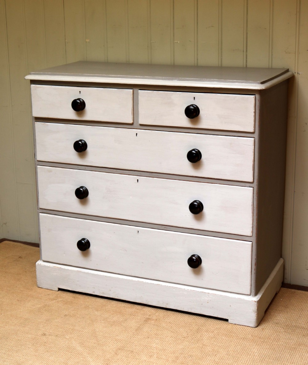 Victorian Painted Chest Of Drawers  View VII