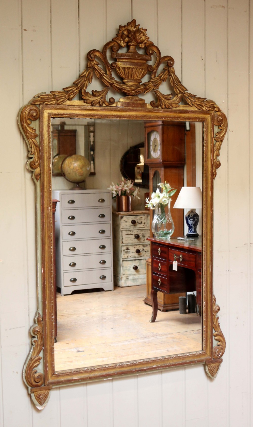 Late Victorian Giltwood Mirror View II