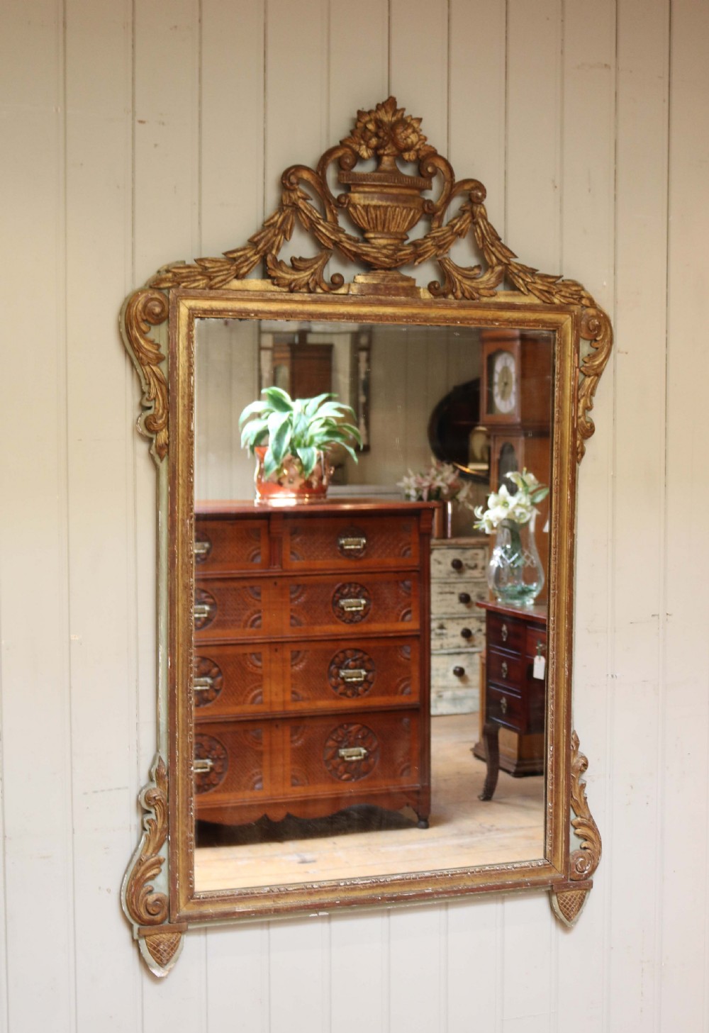 Late Victorian Giltwood Mirror View IV