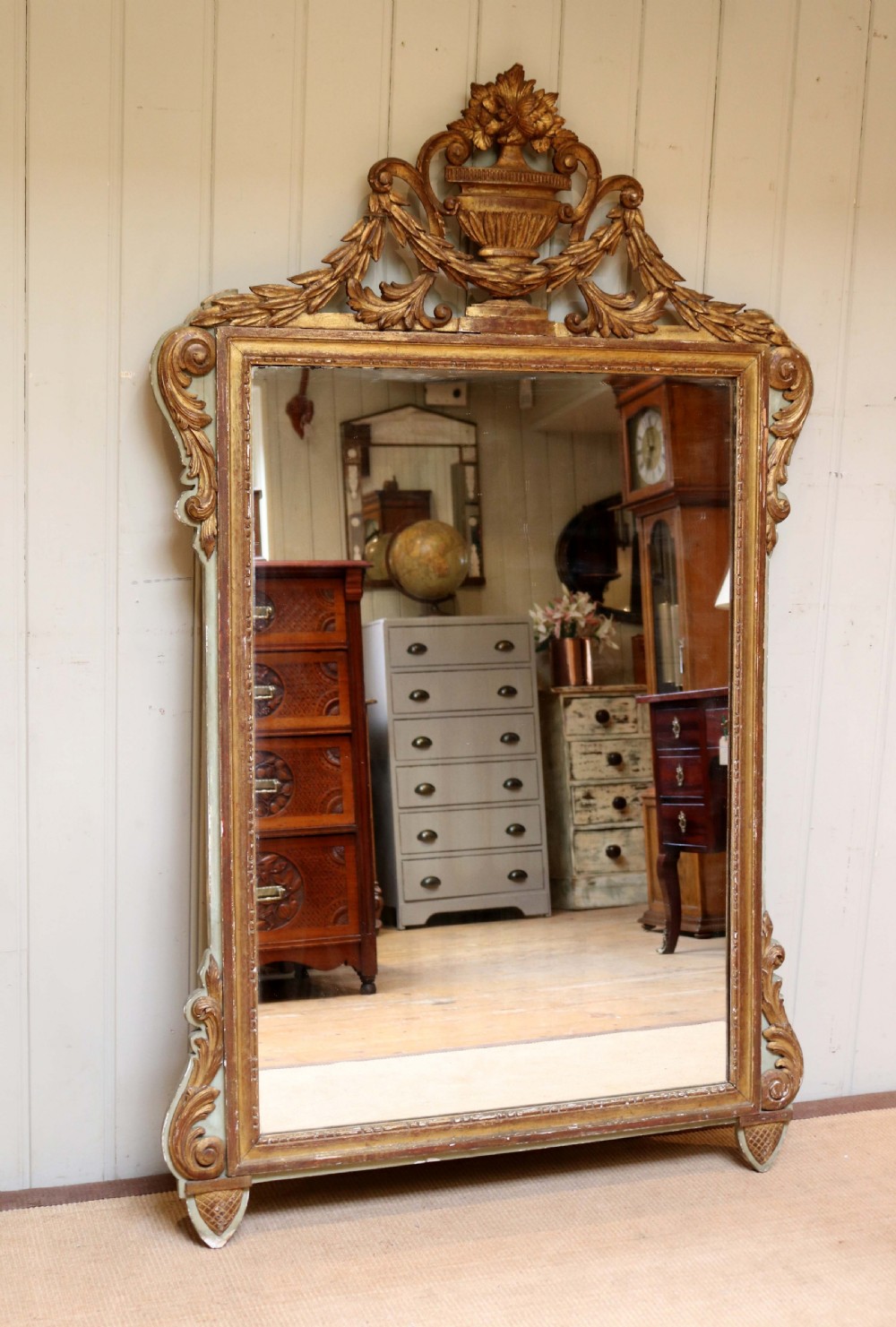 Late Victorian Giltwood Mirror View VI