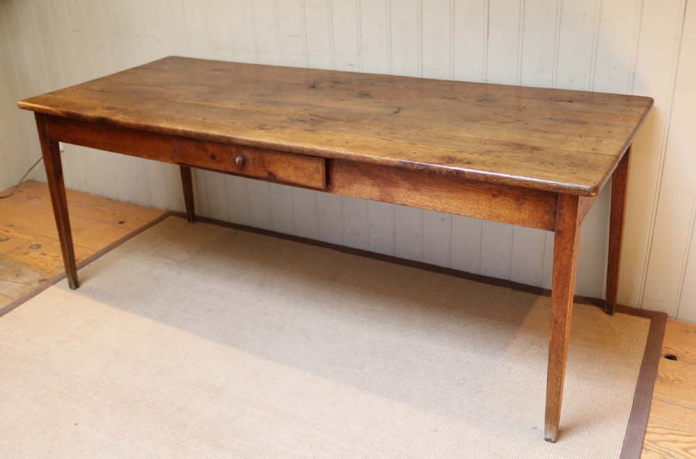 French Oak Farmhouse Table  View V