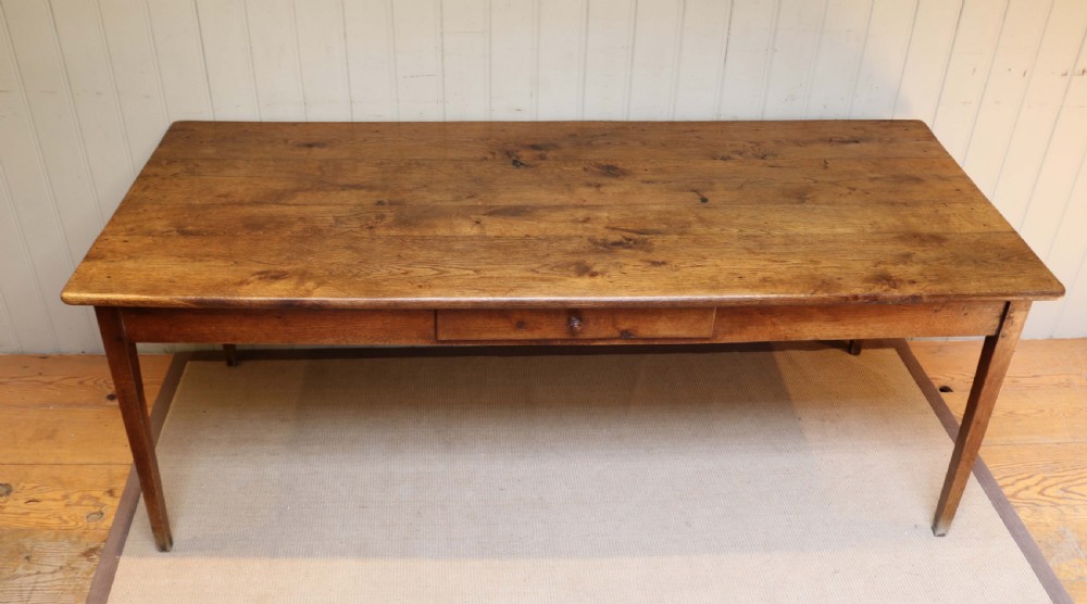 French Oak Farmhouse Table  View VIII
