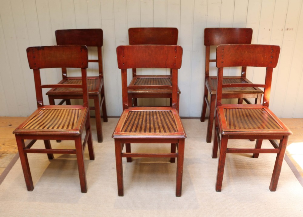 Set Of Six French Bistro Chairs View III
