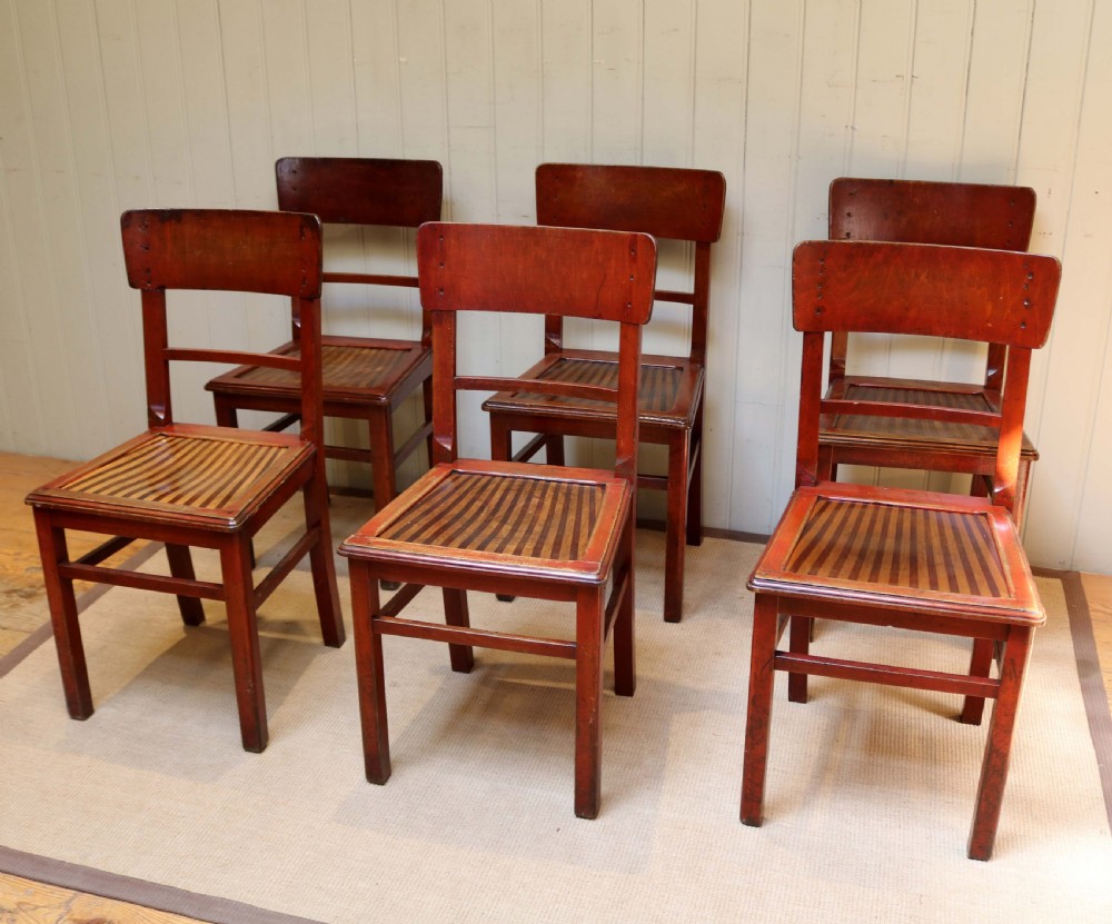 Set Of Six French Bistro Chairs View V