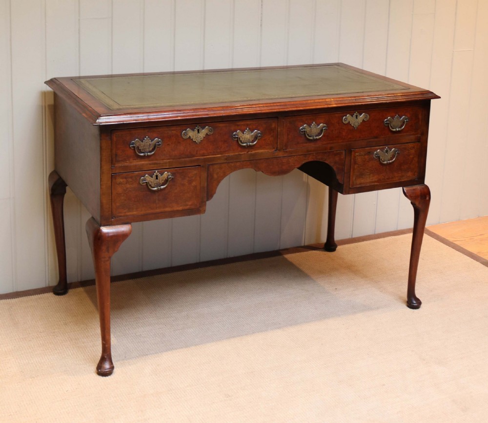 Walnut Kneehole Writing Desk View II
