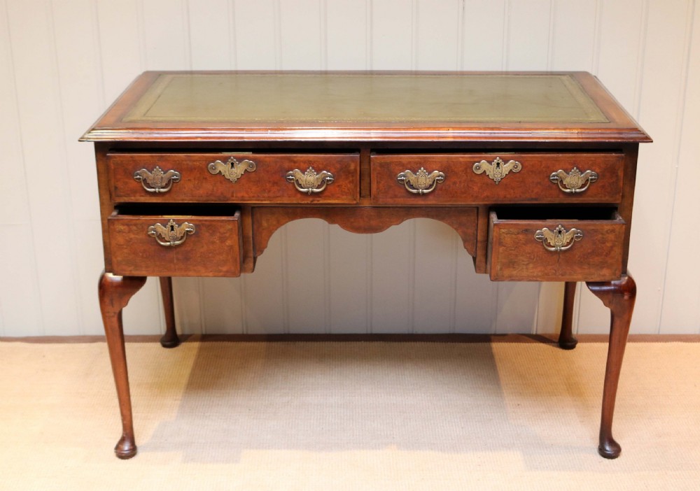 Walnut Kneehole Writing Desk View V