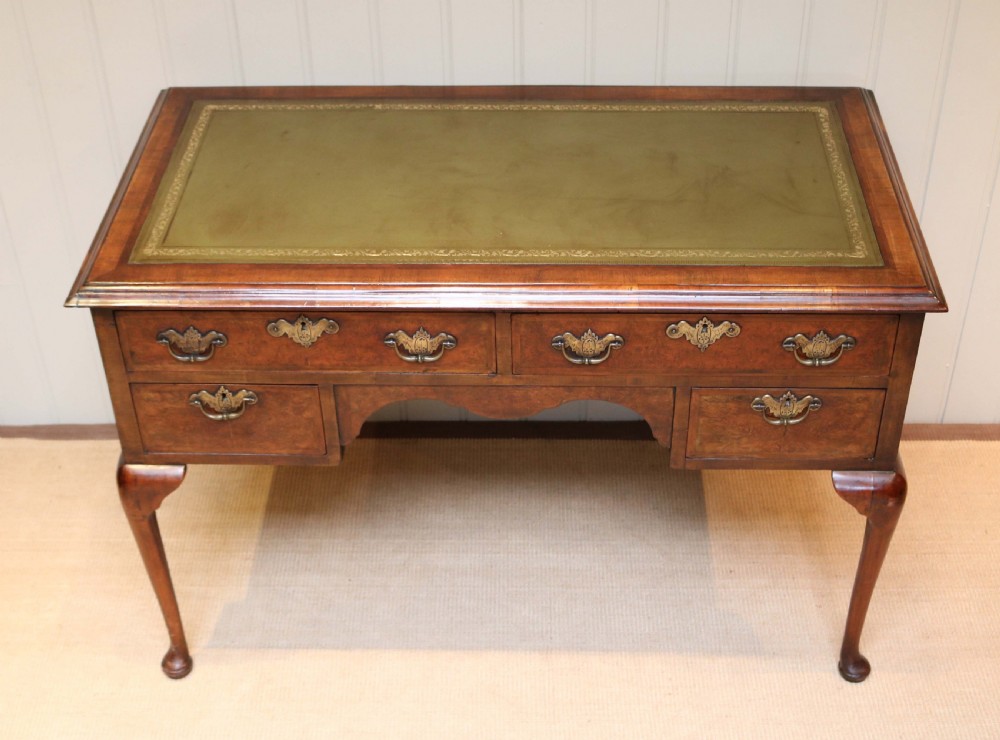 Walnut Kneehole Writing Desk View VI