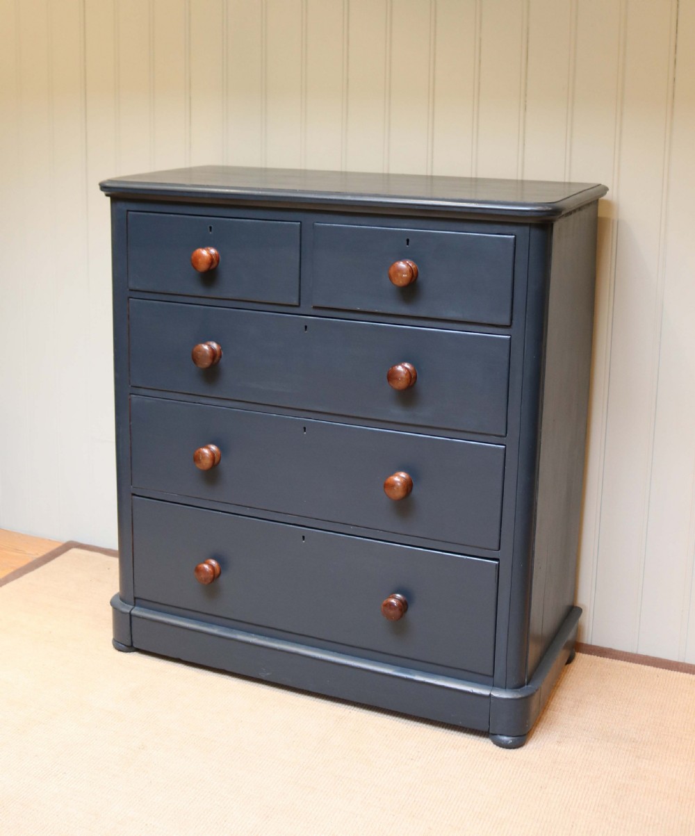 Victorian Painted Chest Of Drawers  View III