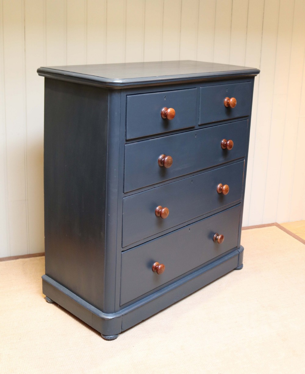 Victorian Painted Chest Of Drawers  View VI