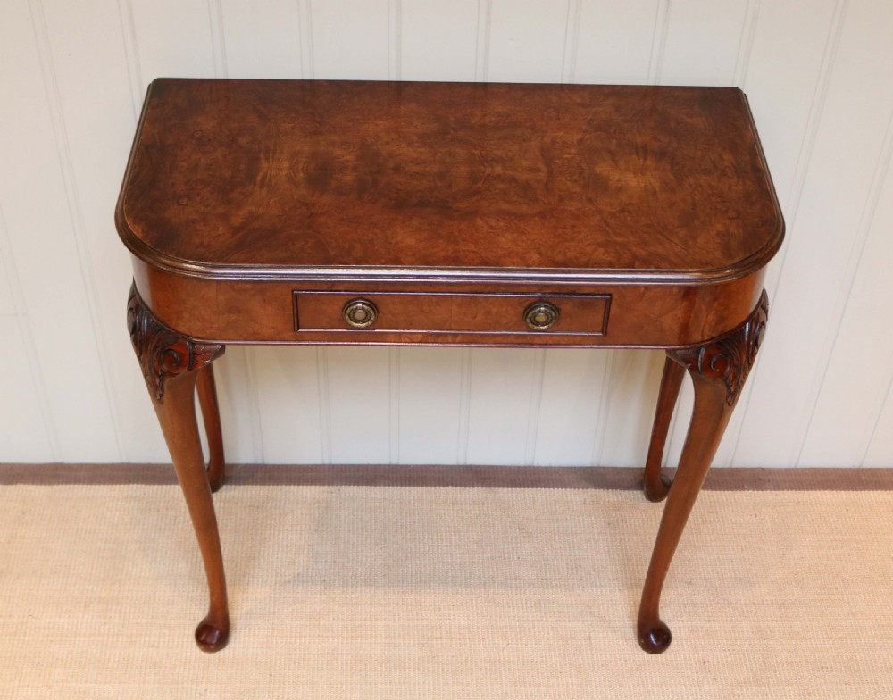 Burr Walnut Side Table View III