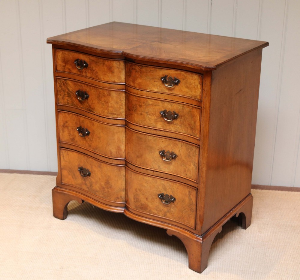 Walnut Serpentine Front Chest Of Drawers View VIII