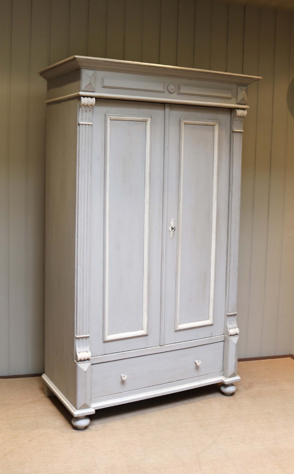 Painted Continental Two Door Wardrobe View VII