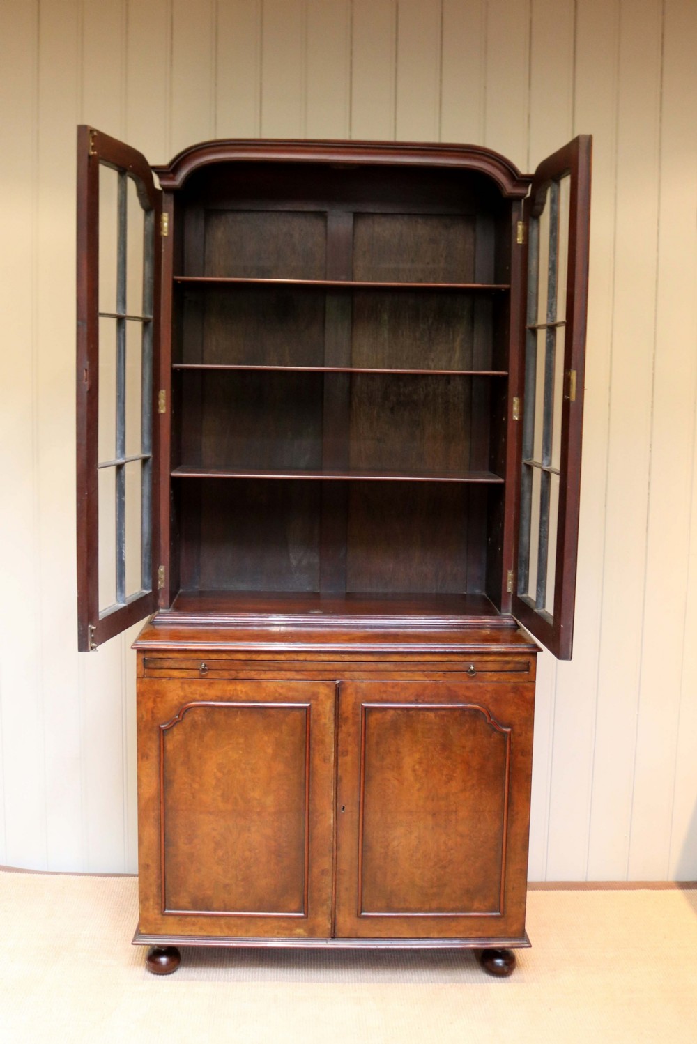 Walnut Cabinet Bookcase View V