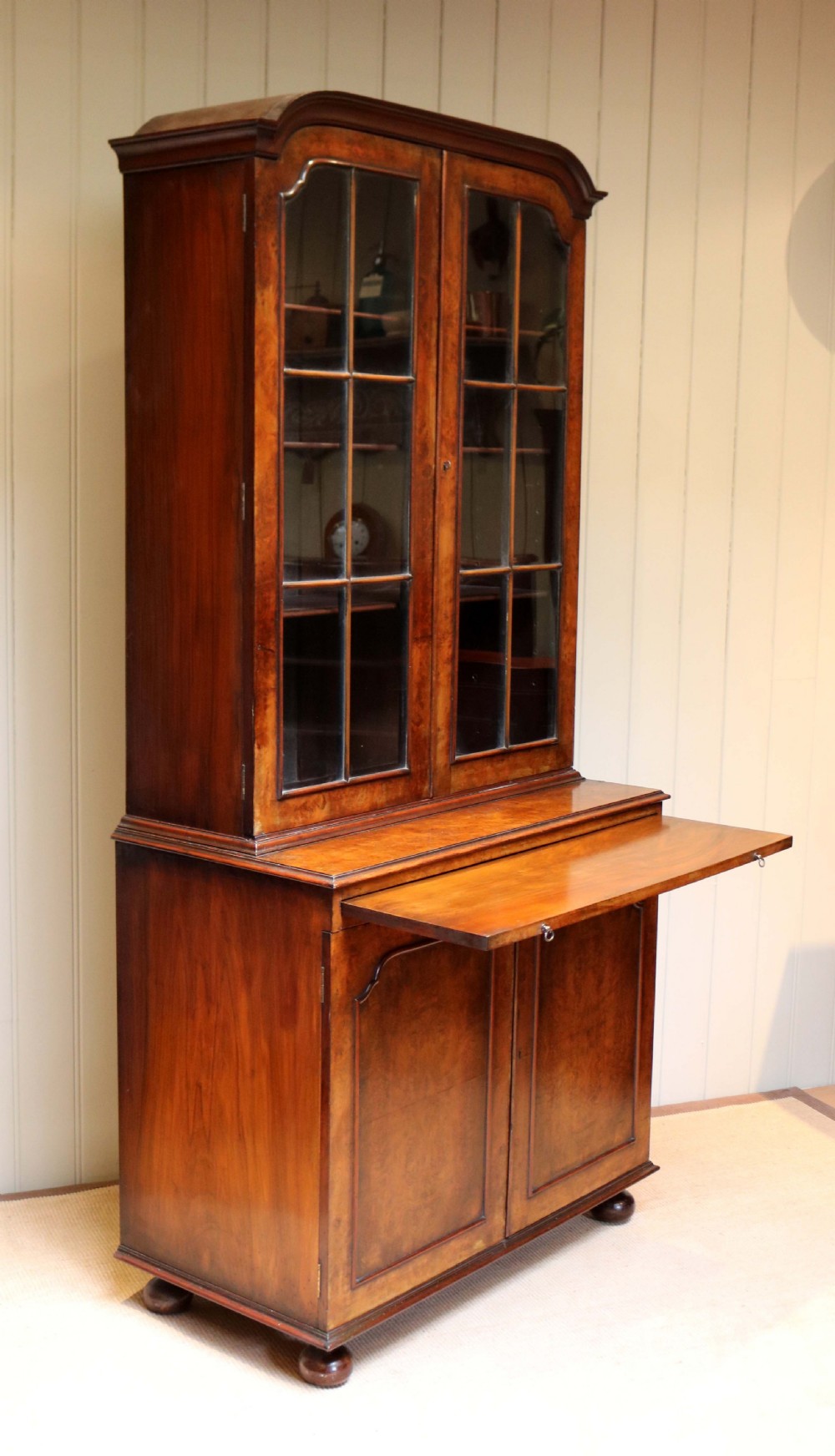 Walnut Cabinet Bookcase View VI