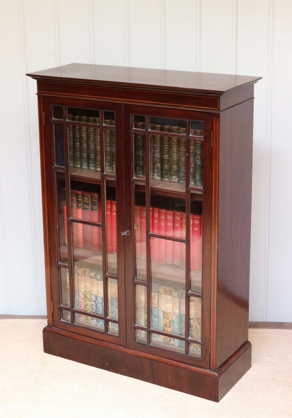 Small Proportioned Mahogany Glazed Bookcase 