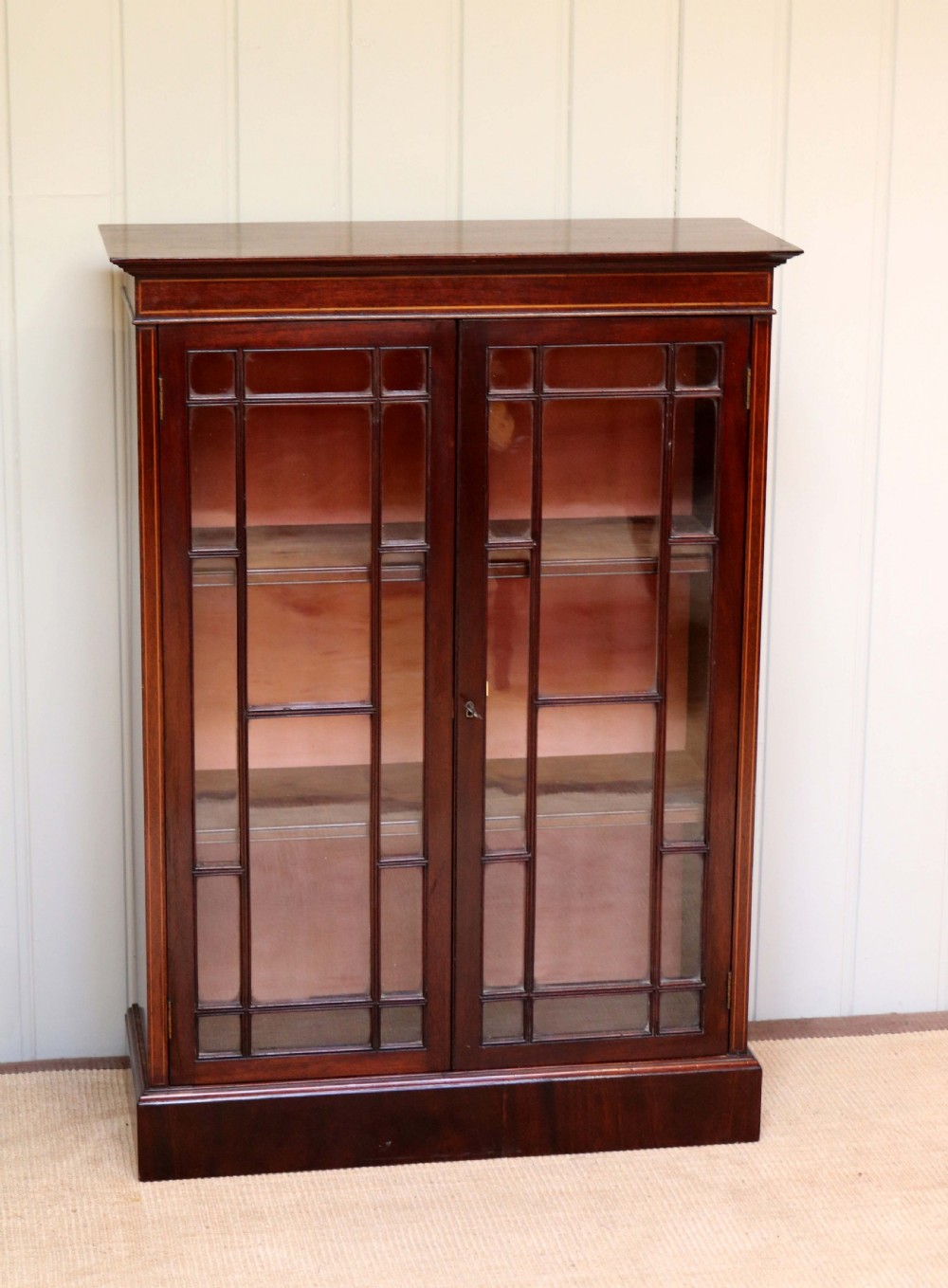 Small Proportioned Mahogany Glazed Bookcase  View II