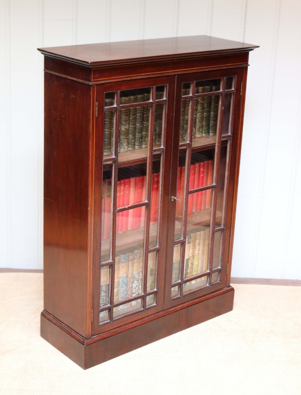 Small Proportioned Mahogany Glazed Bookcase  View III