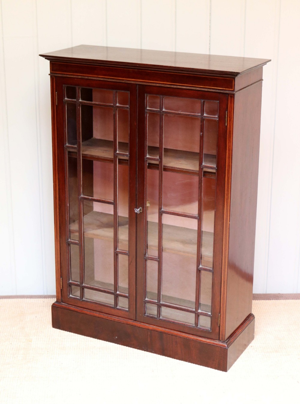Small Proportioned Mahogany Glazed Bookcase  View IV