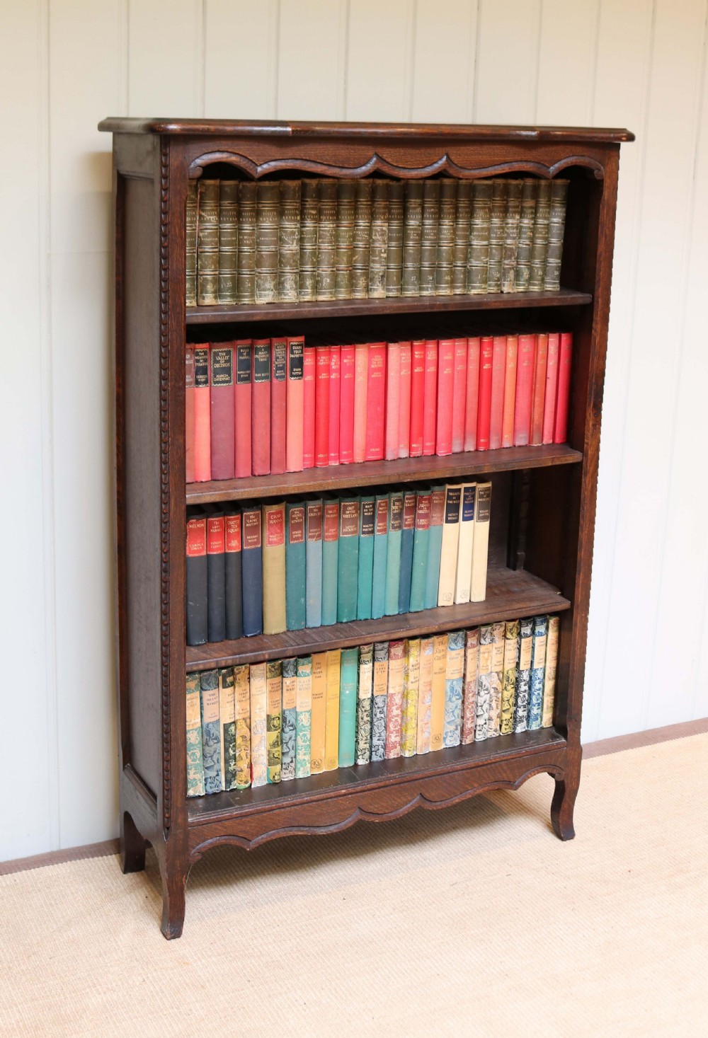 French Oak Open Bookcase  View V
