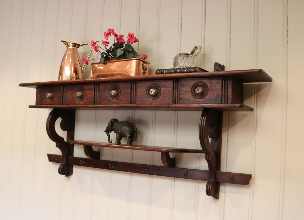 French Oak Wall Shelves View VII