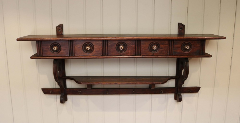 French Oak Wall Shelves View VIII