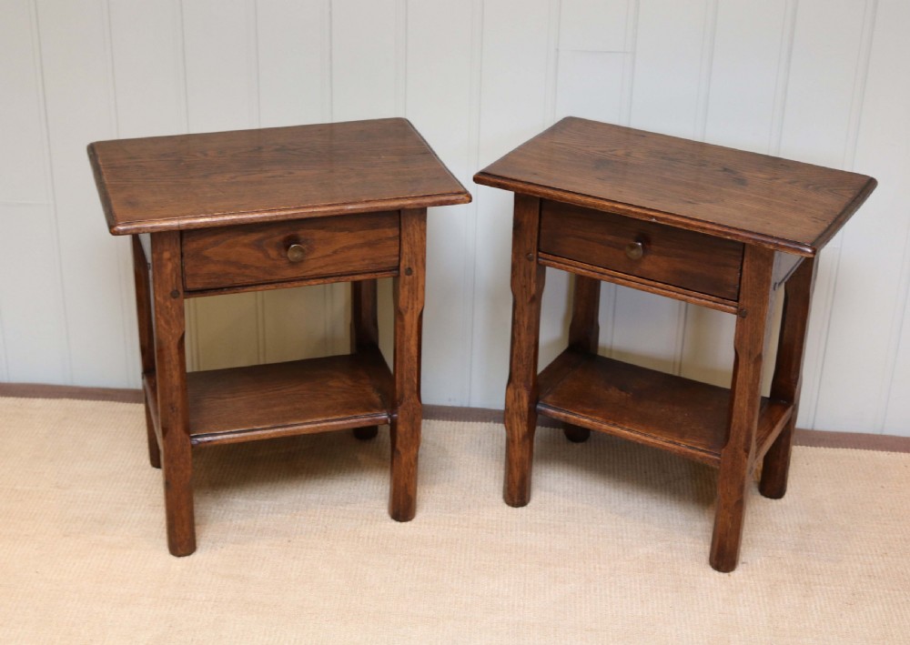 Pair Of 1920s Oak Tables