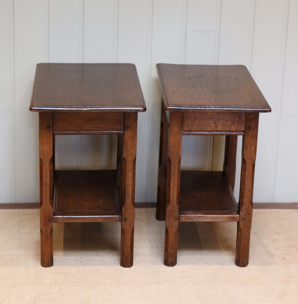 Pair Of 1920s Oak Tables View VII