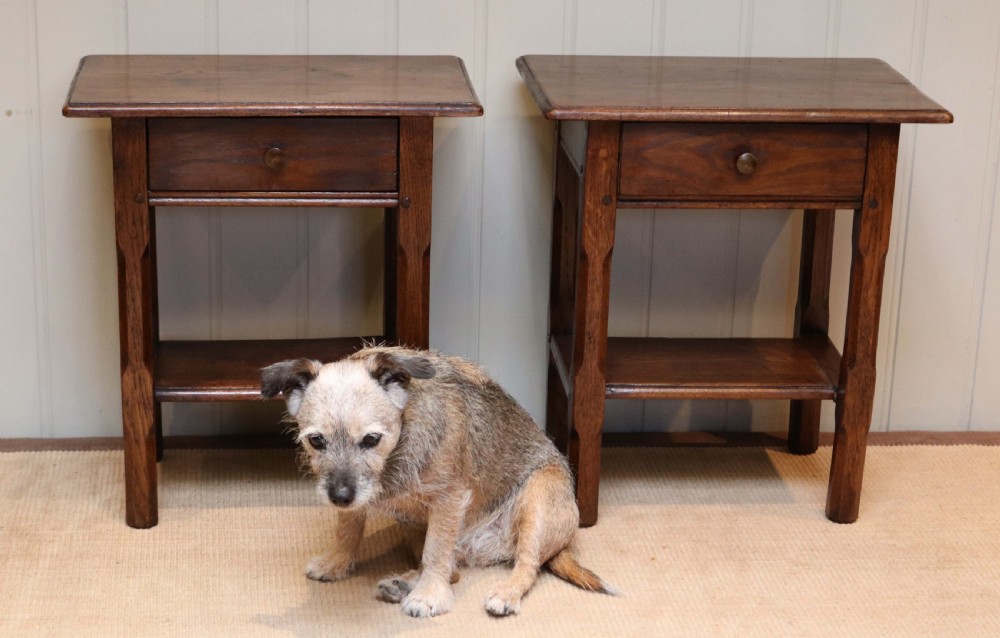 Pair Of 1920s Oak Tables View IX
