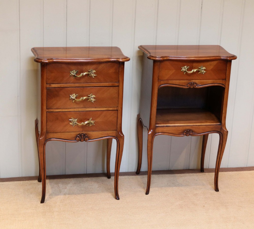 Pair Of Cherrywood Bedside Cabinets