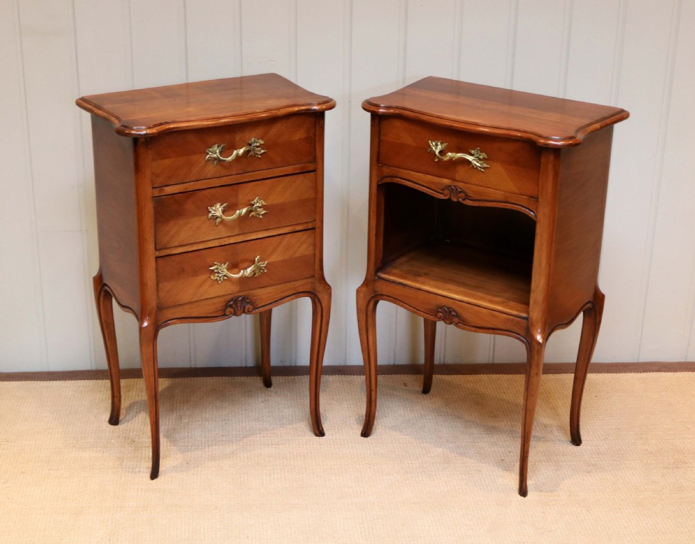 Pair Of Cherrywood Bedside Cabinets View III
