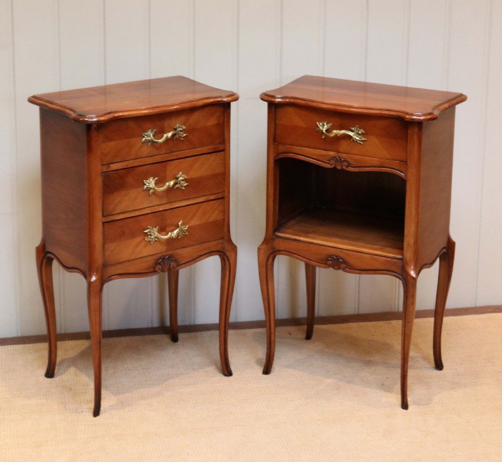 Pair Of Cherrywood Bedside Cabinets View IV