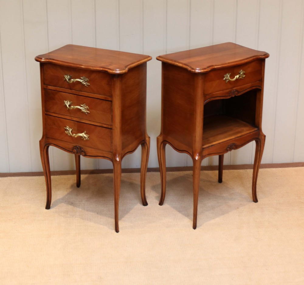 Pair Of Cherrywood Bedside Cabinets View V