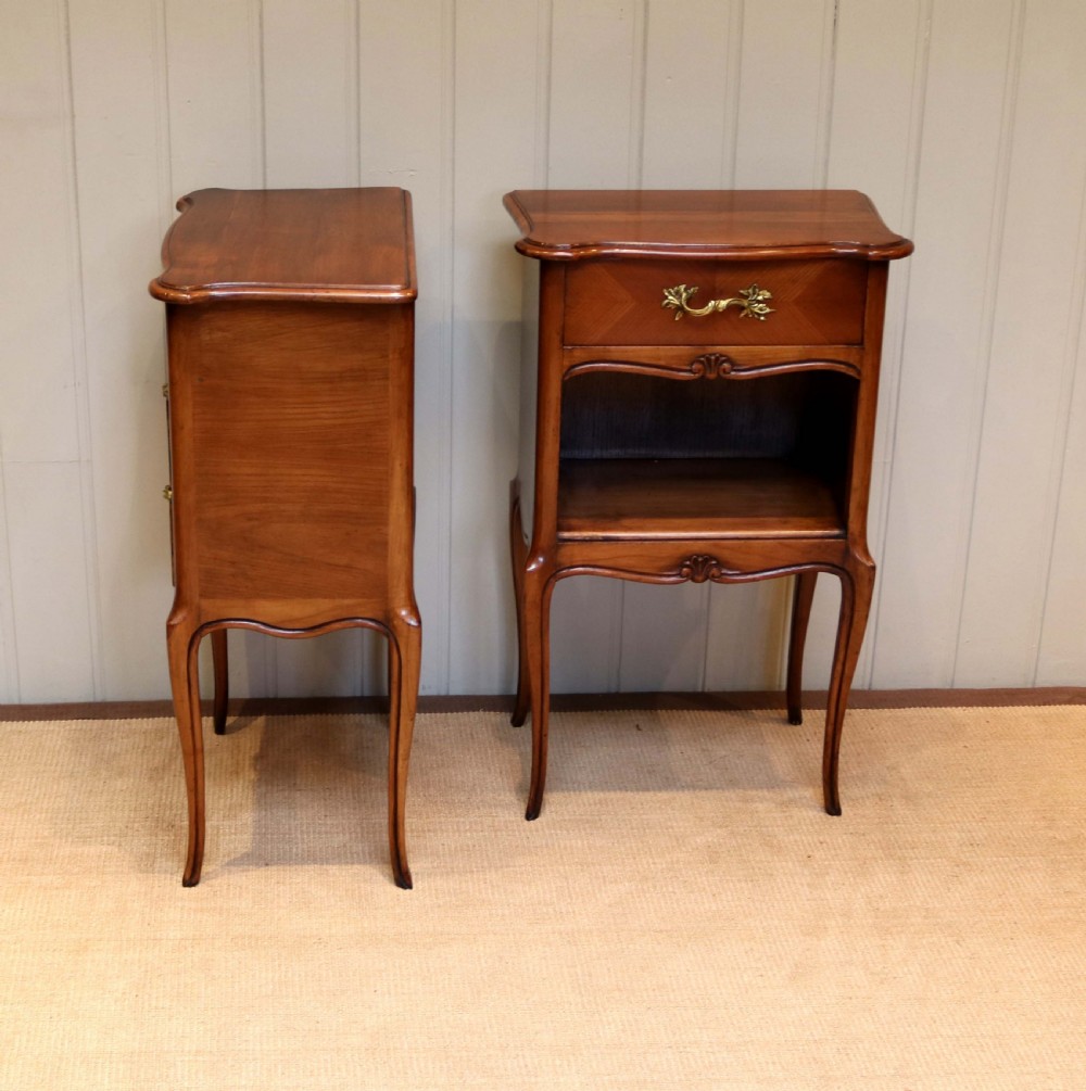 Pair Of Cherrywood Bedside Cabinets View VI