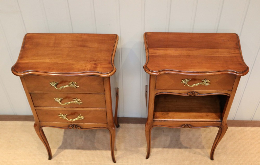 Pair Of Cherrywood Bedside Cabinets View VIII