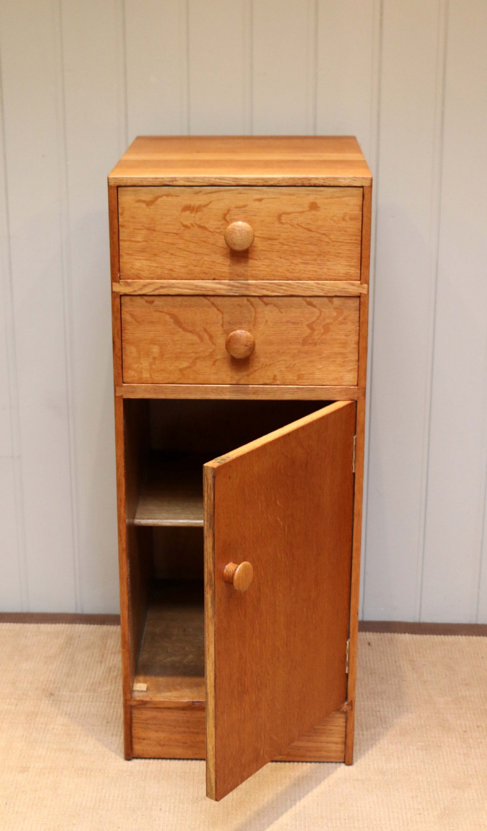 1930s Cotswolds Style Oak Cabinet View II