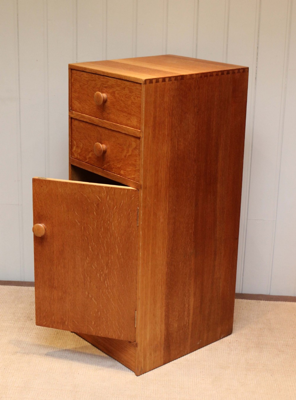 1930s Cotswolds Style Oak Cabinet View III