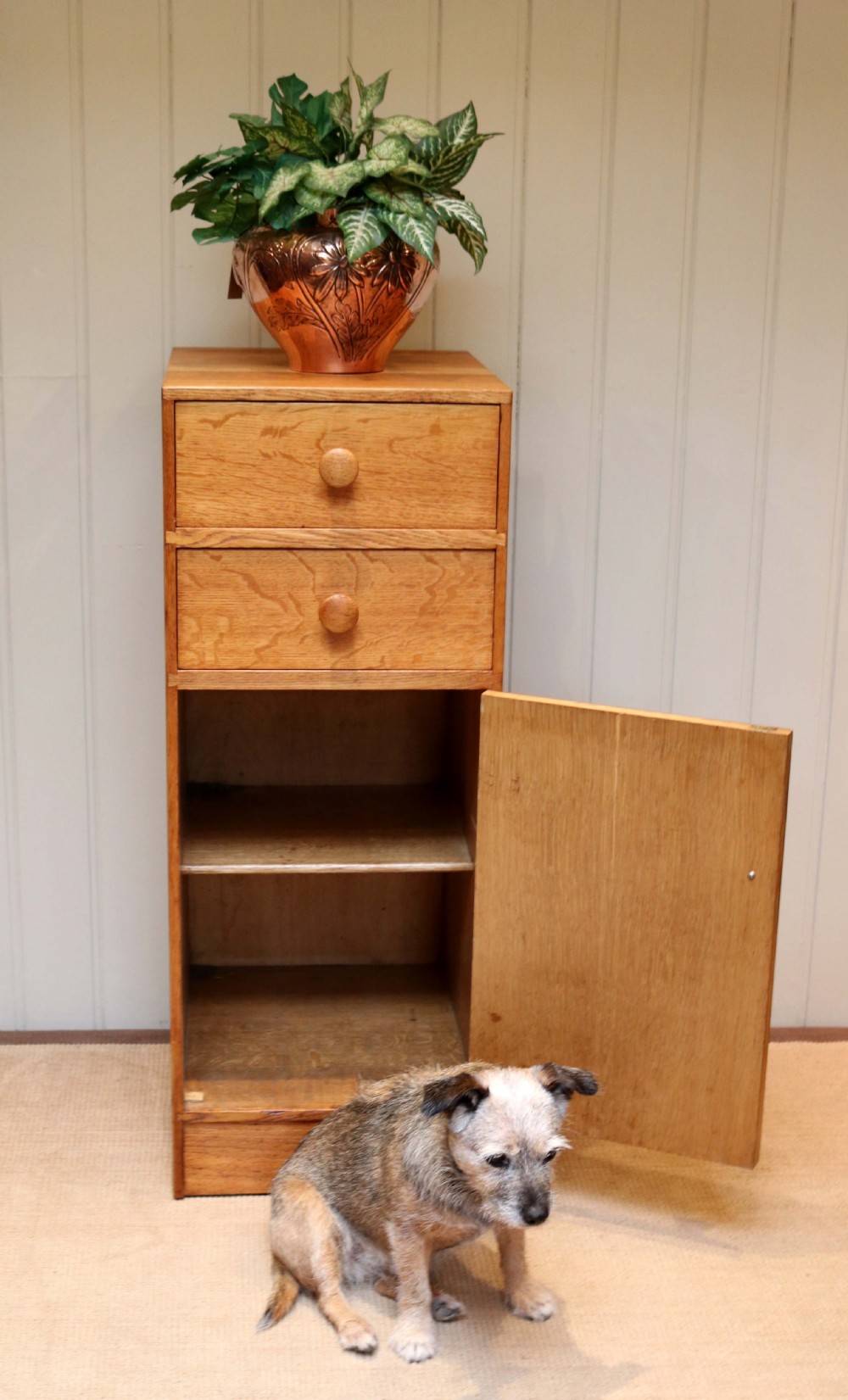 1930s Cotswolds Style Oak Cabinet View V