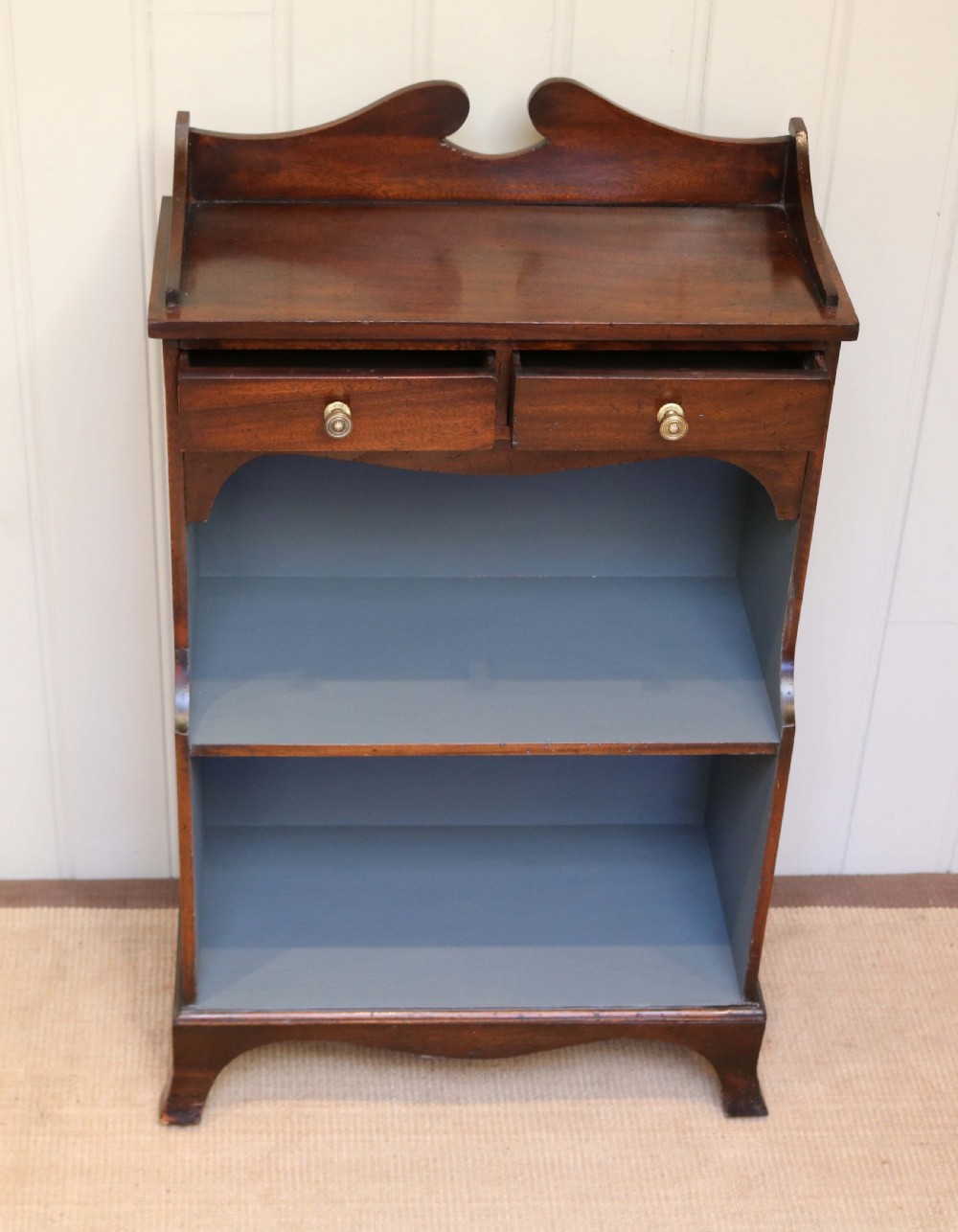Edwardian Mahogany Open Bookcase  View VI