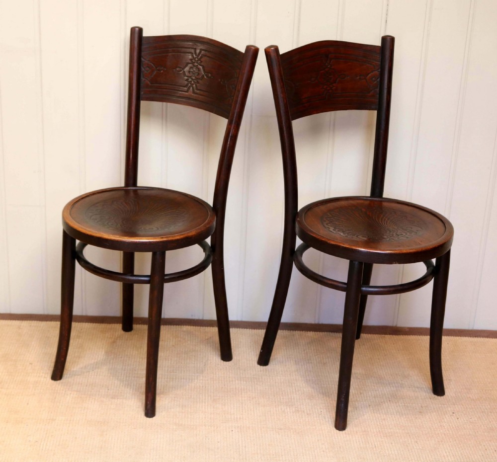 Set Of Bentwood Dining Chairs  View II