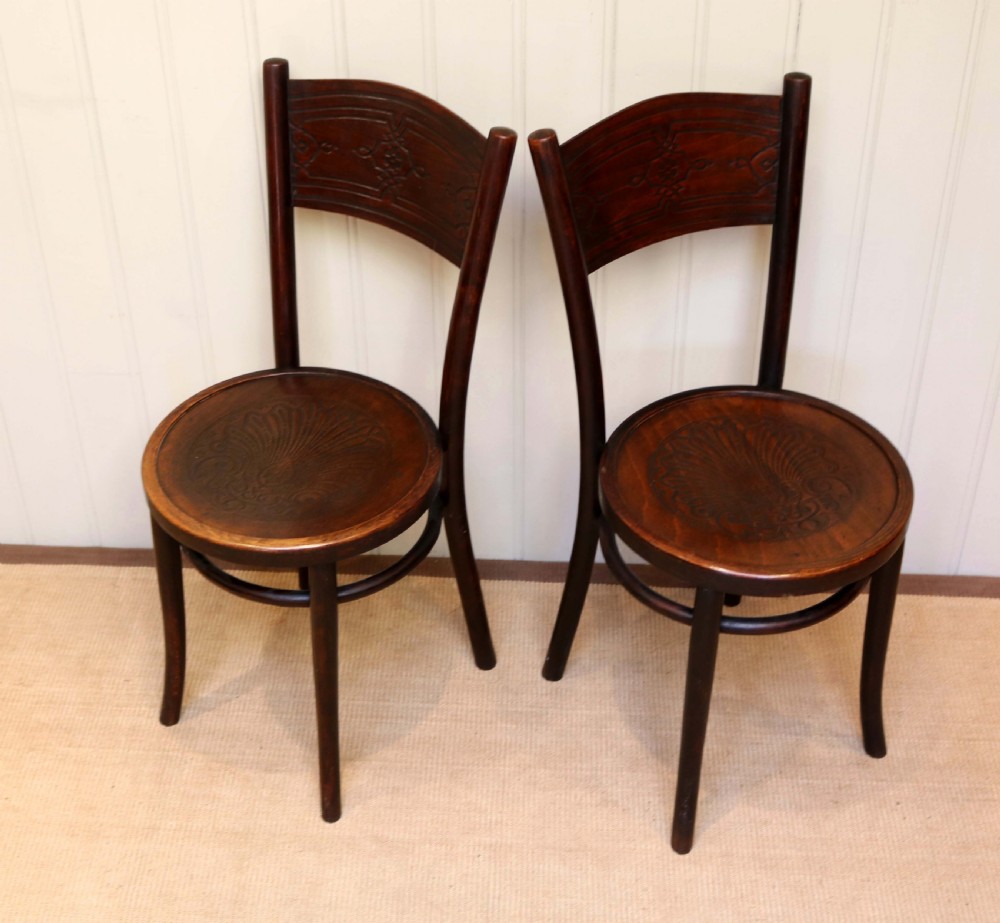 Set Of Bentwood Dining Chairs  View IV