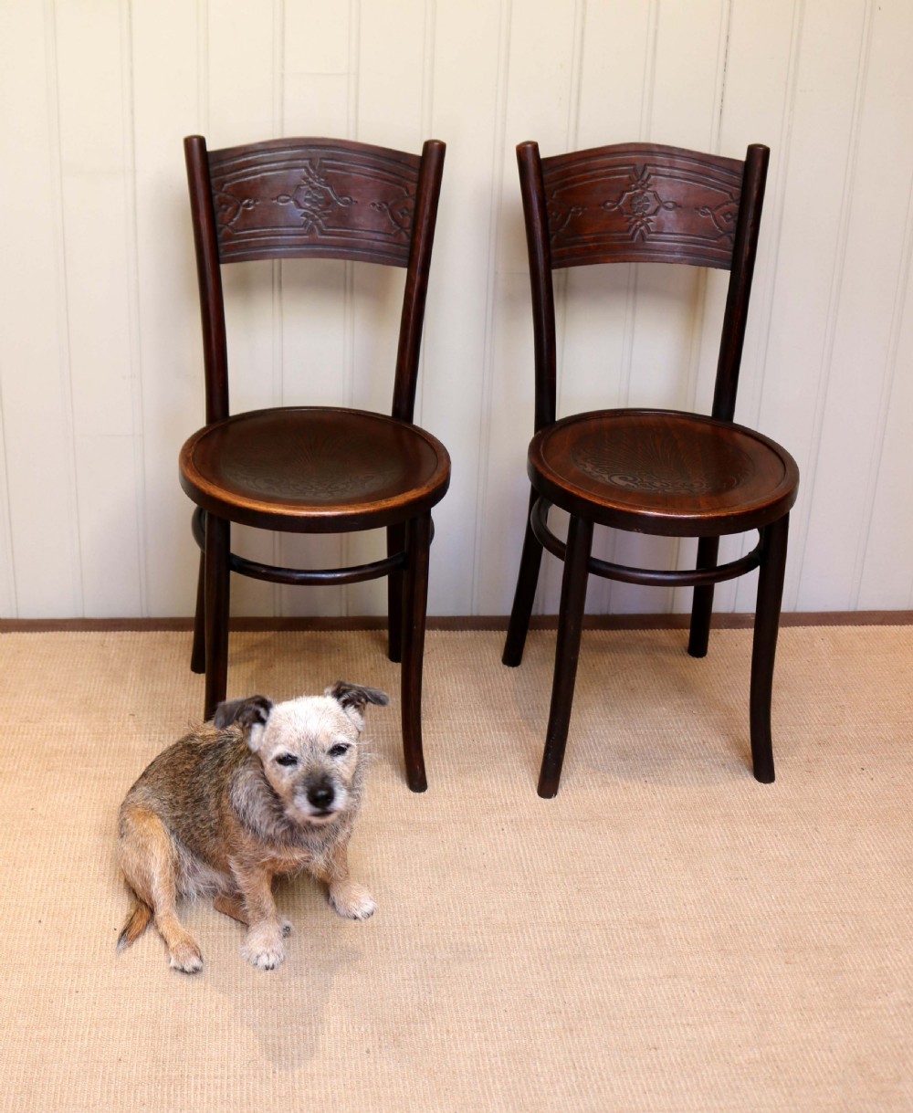 Set Of Bentwood Dining Chairs  View VI