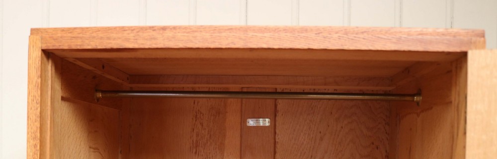 Art Deco Oak Wardrobe View VI