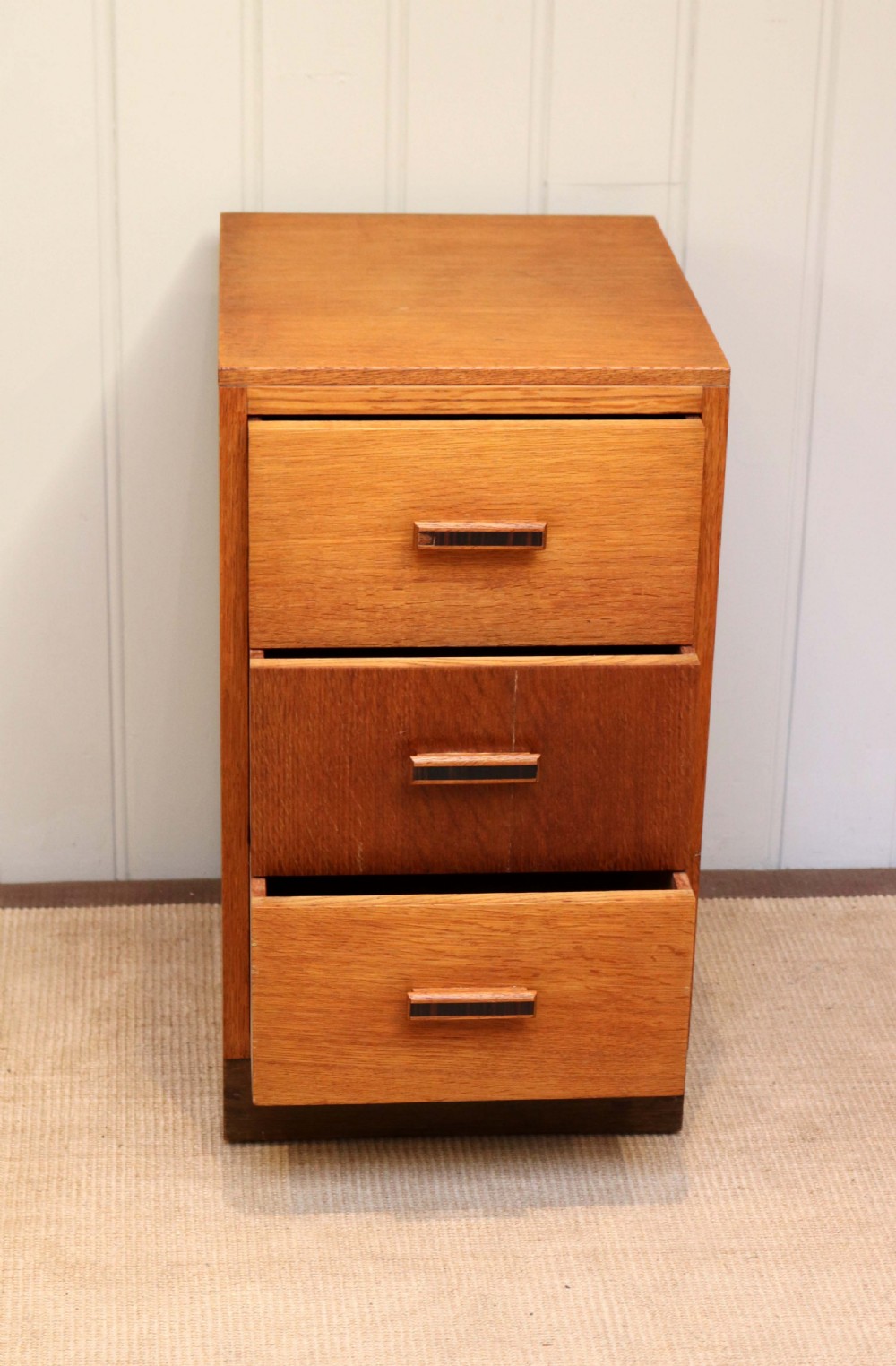 Art Deco Oak Bedside Cabinet  View III