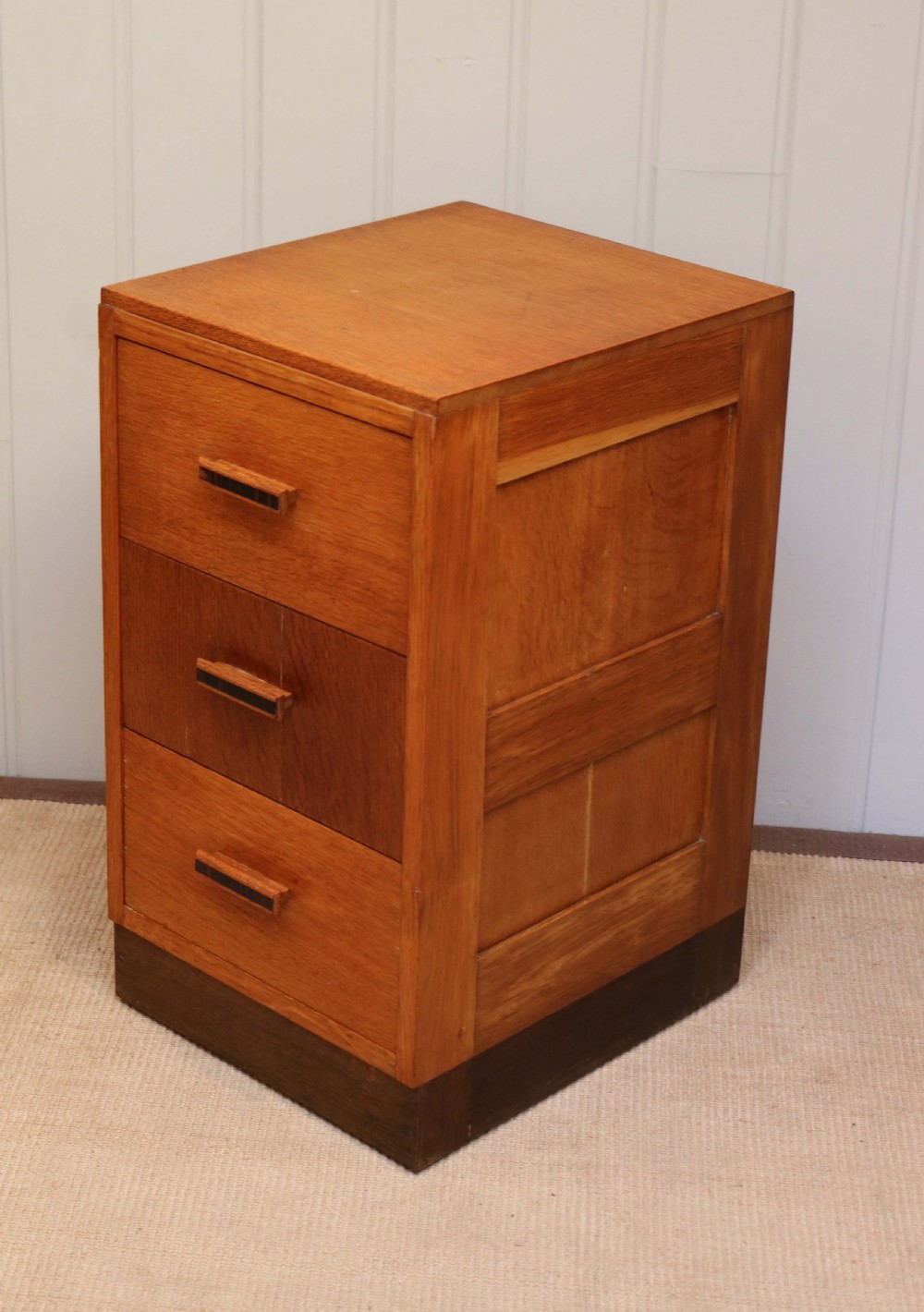 Art Deco Oak Bedside Cabinet  View VI
