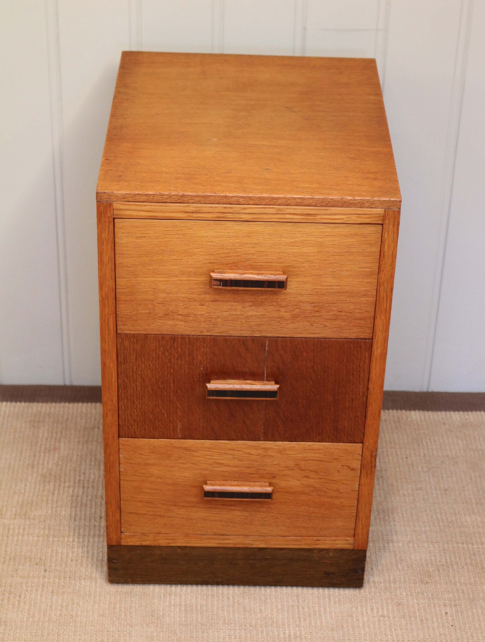 Art Deco Oak Bedside Cabinet  View VII