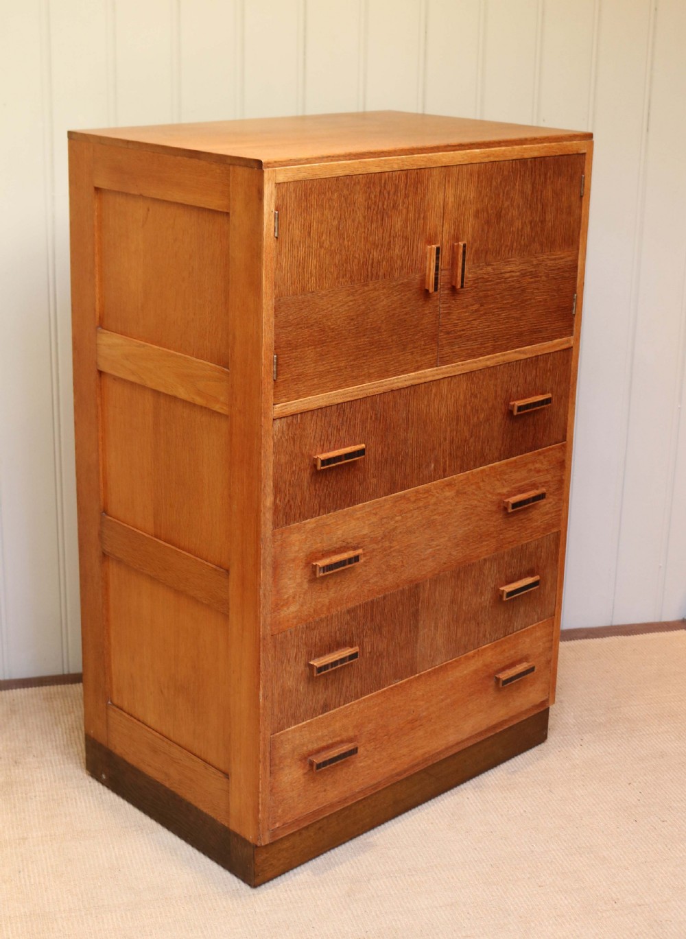 Art Deco Oak Dressing Chest  View VI
