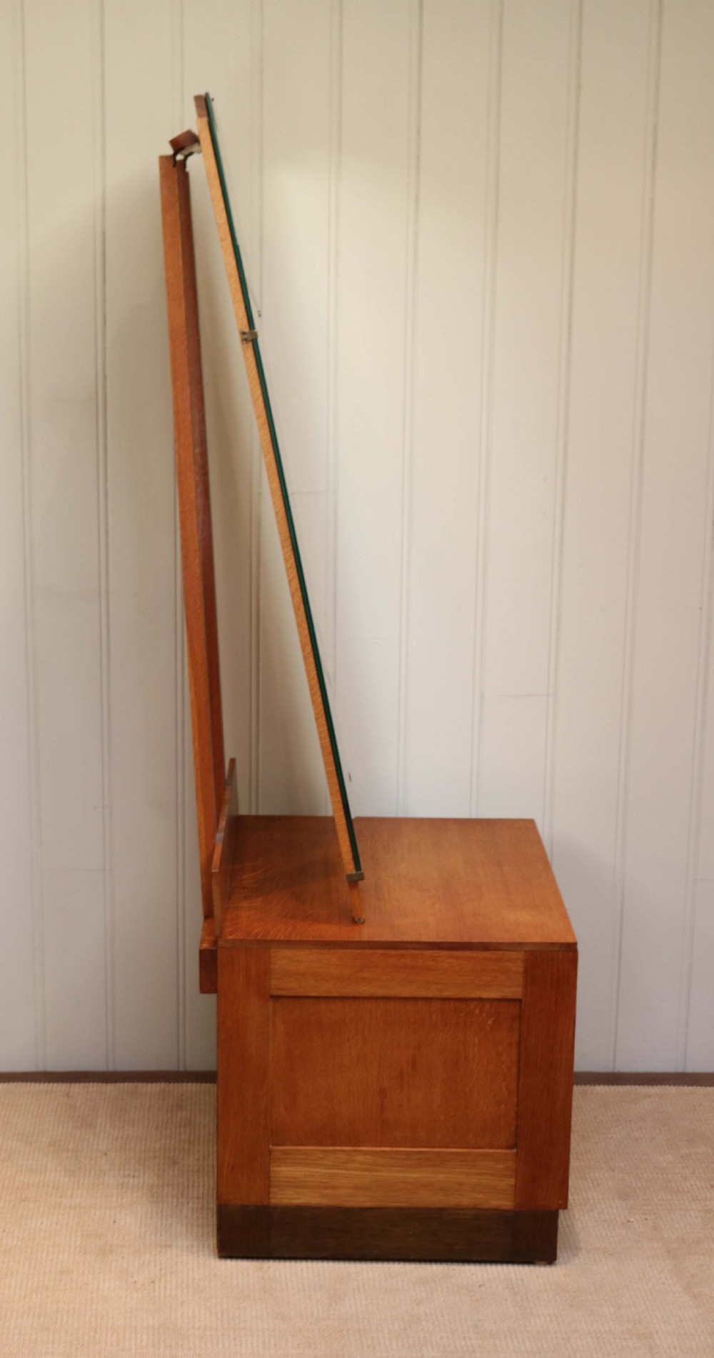 Art Deco Oak Mirrored Cabinet View IV