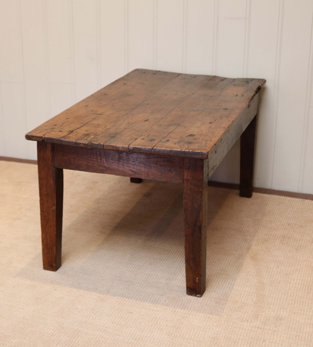 Rustic Low Cherry Wood Table  View VII