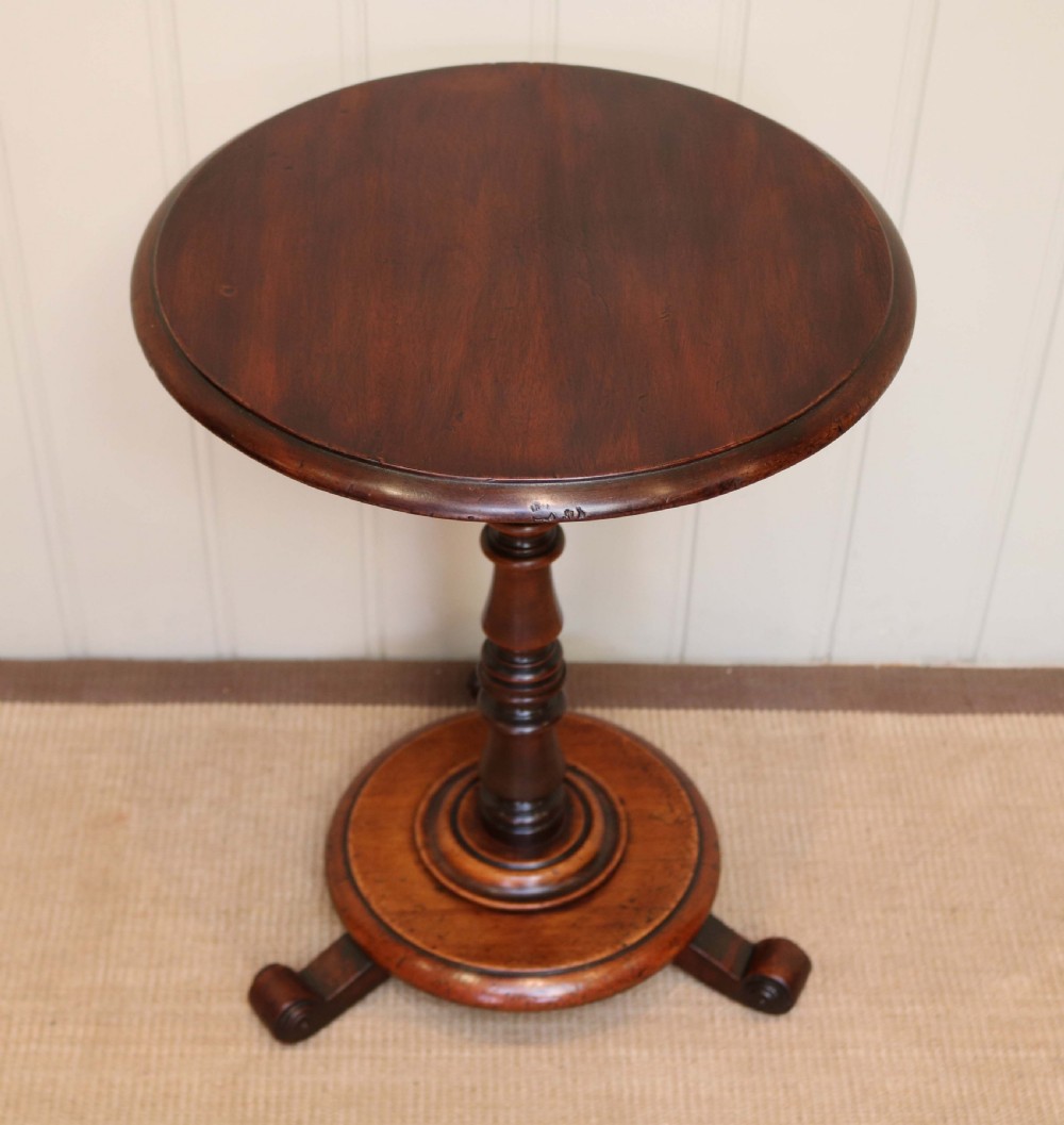 Small Proportioned Mahogany Circular Table View II